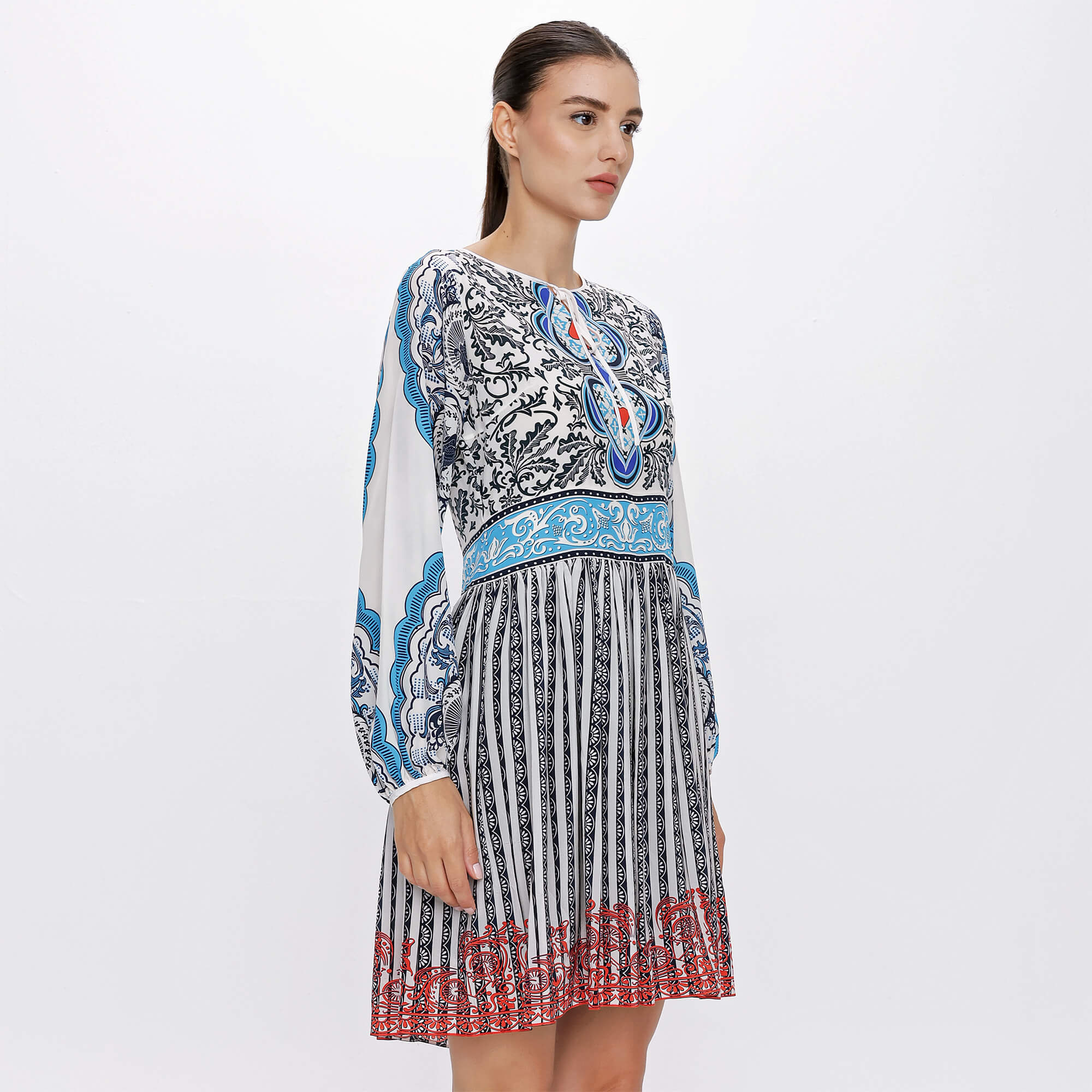 Mary Katrantzou - Blue Etnic Design Dress